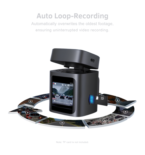 Baseus VD1 3K Dash Cam — Front + Rear