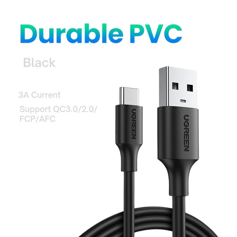 UGREEN 3A Fast Charging USB-A to USB-C Cable (0.5m)