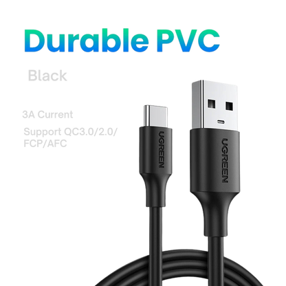 UGREEN 3A Fast Charging USB-A to USB-C Cable (0.5m)
