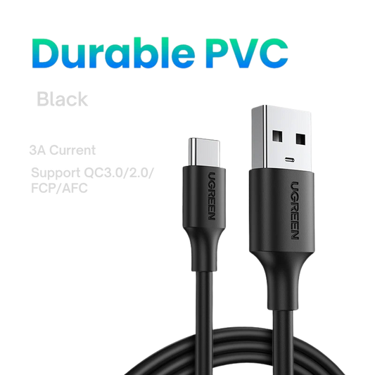 UGREEN 3A Fast Charging USB-A to USB-C Cable (0.5m)