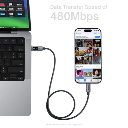 UGREEN UNO 100W Braided USB-C to USB-C Cable (1m)