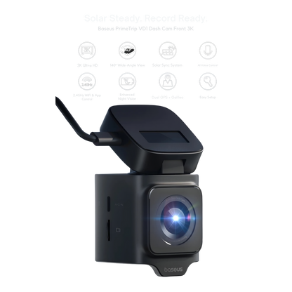 Baseus VD1 3K Dash Cam (Front Only) with Built-in GPS