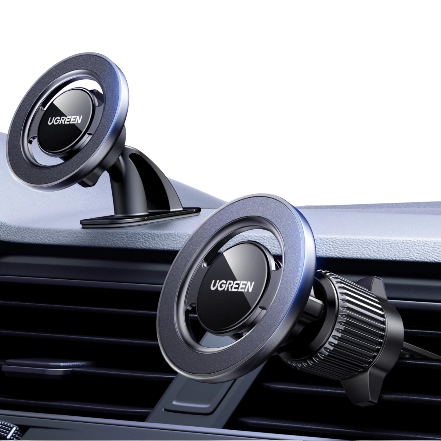 UGREEN 2-in-1 MagSafe Car Mount — Air Vent + Dashboard