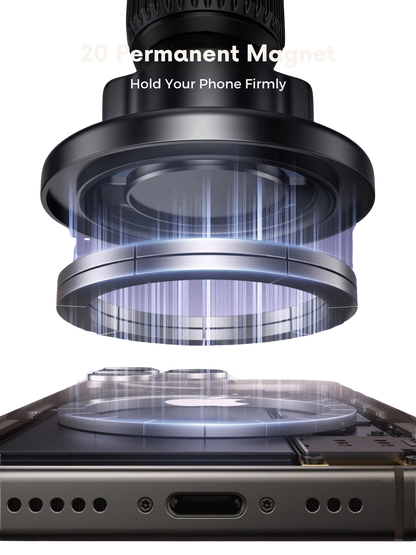 UGREEN 2-in-1 MagSafe Car Mount — Air Vent + Dashboard