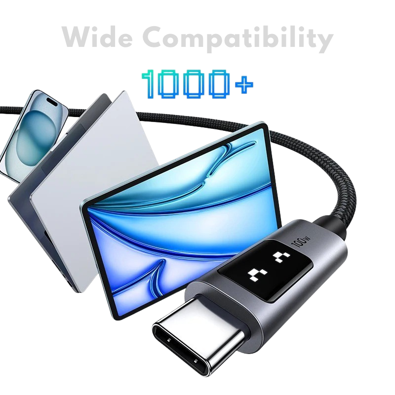 UGREEN UNO 100W Braided USB-C to USB-C Cable (1m)